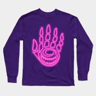 Laughing Hand: Pink Long Sleeve T-Shirt